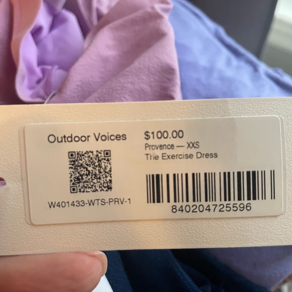 NWT Outdoor Voices The Excercise dress Size XXS - Picture 3 of 5